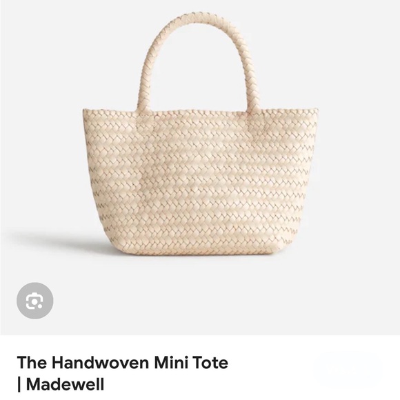 NWT Madewell Hand Woven Mini Tote Bag - Picture 11 of 11